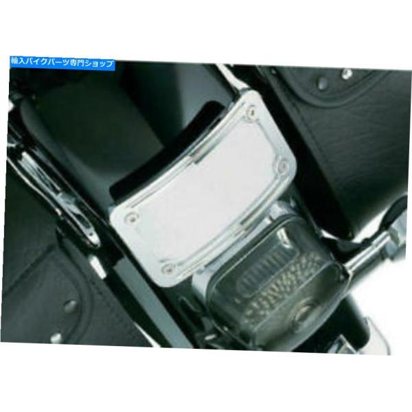 クロームパーツ Kuryakyn Curved Laint License Plate Mount＃...