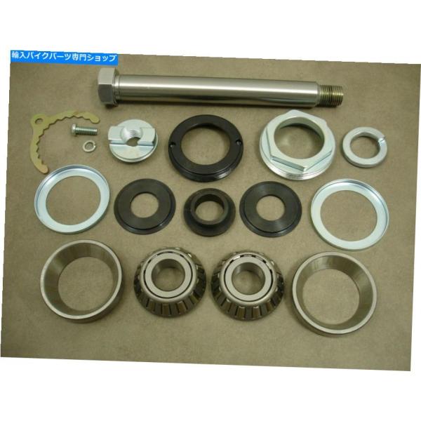 クロームパーツ ピボットボルトベアリングキットスイングアームハーレースポーツスターアイアンヘッドフレ...