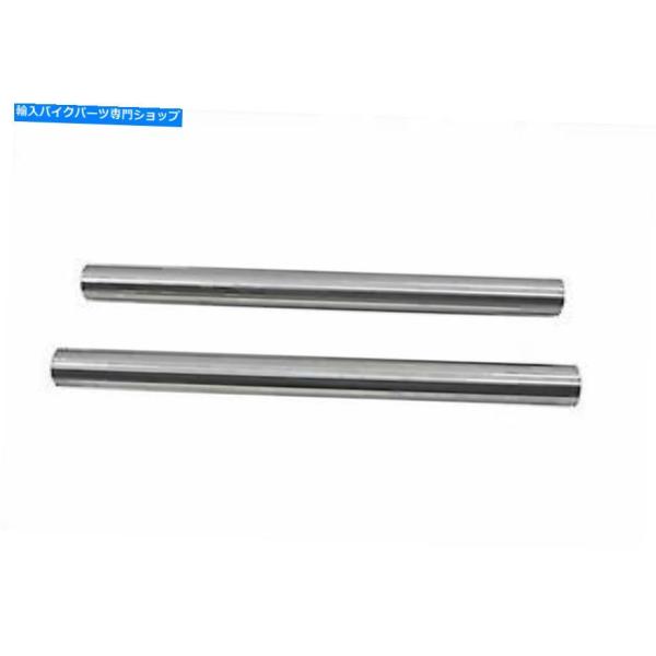 クロームパーツ V-Twin Hard Chrome 41mmフォークチューブセット26 "全長24...
