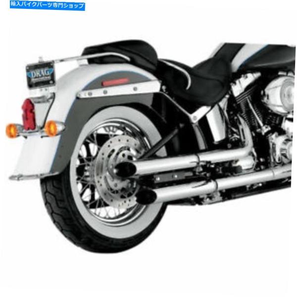 クロームパーツ Pythonスラッシュカットスリップオンクローム2.5 "マフラー2007-17ハー...