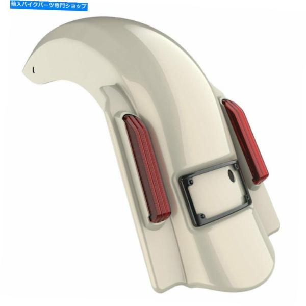 クロームパーツ モロッコゴールドパールなしカットアウト支配者ストレッチリアフェンダーフィット2014...