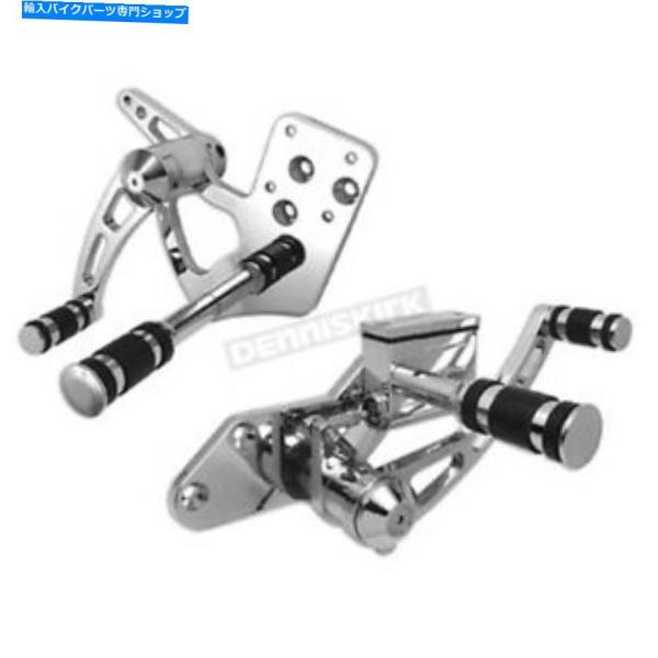 クロームパーツ V-TWIN CHROMEビレットフォワードコントロールキット - 3 IN。拡張 ...