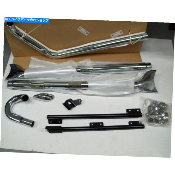 クロームパーツ NOS Pythonクロームフィッシュテールデュアル2002-2017 FXS FL...