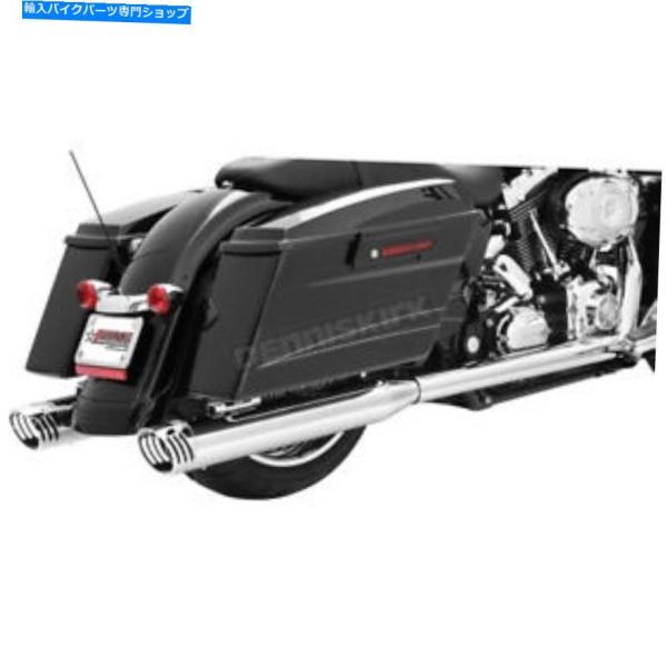 クロームパーツ Freedom Perf Chrome Racing True Dualsエキゾース...