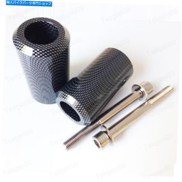 カーボン ホンダCBR600 F2 F3 1991-98のためのブラックカーボンフレームスライダーク...