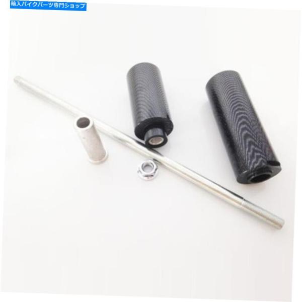 カーボン ホンダRC51 2002-2006 03 04のためのブラックカーボンフレームスライダーク...