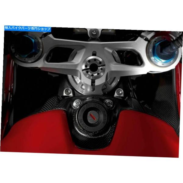 カーボン DUCATI PANAGALE 899 959 1199 1299イグニッションキーカバー...