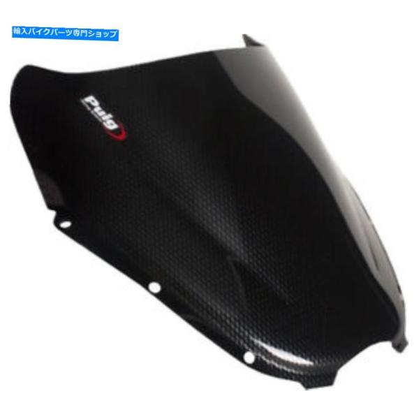 カーボン PUIGレーシングスクリーンカーボンフィット：Hyosung GT250R、GT650R、...