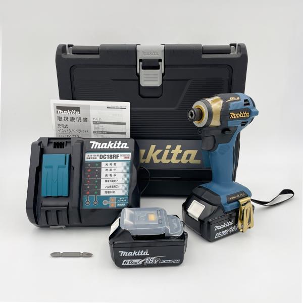 マキタ TD173DGXPB 充電式インパクトドライバー 20周年モデル プレミアムブルー 18V ...