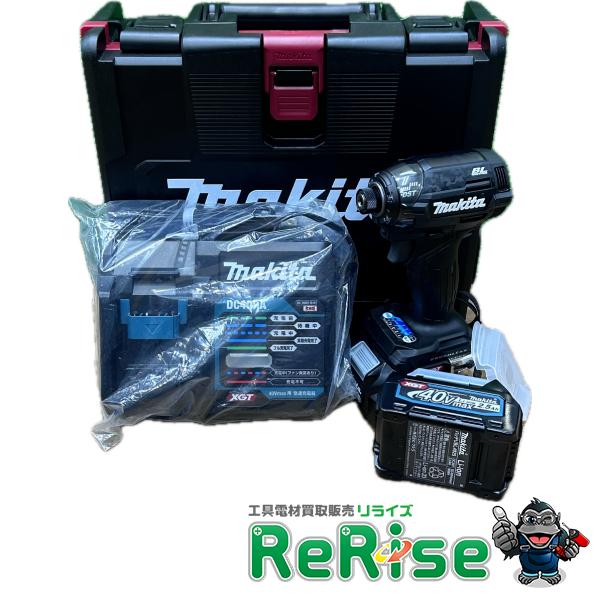 マキタ makita 40Vmax 充電式インパクトドライバー TD002GRDXB 黒 ランクS ...