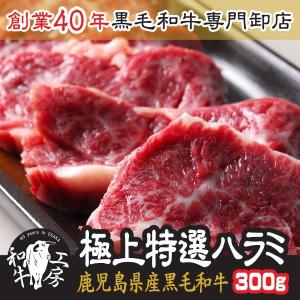 ハラミ 肉 ホルモン 鹿児島県産 A5 最高ランク 黒毛和牛 極上特選 ハラミ 300g 秘伝塩こし...