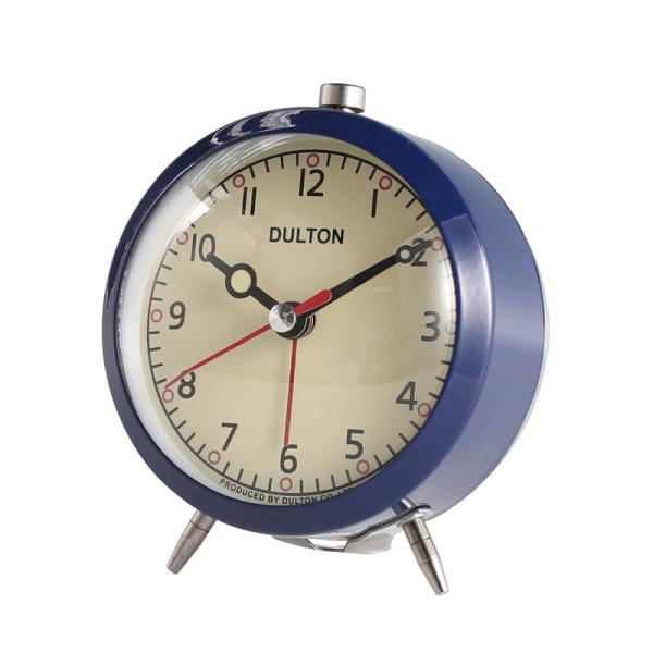 目覚まし時計 ダルトン オシャレ かわいい ネイビー 100-053q-nb