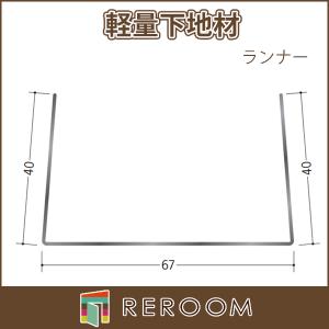 スタッド 軽天材 LGS 軽量下地材 角スタッド40 45 厚0.43mm アエン 長