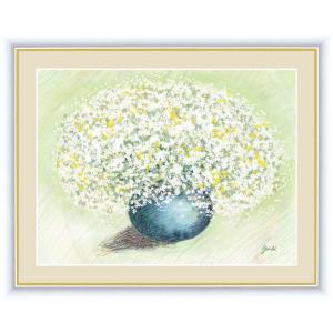 【絵画】アメリカフヨウ（額付きオプションあり） 玄関 絵画 壁掛け 額入り 通販 MW-050 アートフレーム アートパネル