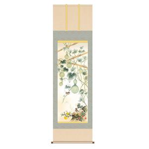 掛け軸 掛軸 宮本武蔵 紅梅鳩図 （ こうばいはとず ） （尺五） : 絵画