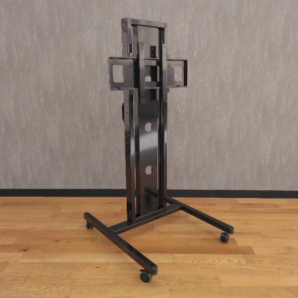 【倉庫引取限定！】テレビ台 キャスター脚 ブラック ローボード テレビボード サイドボード