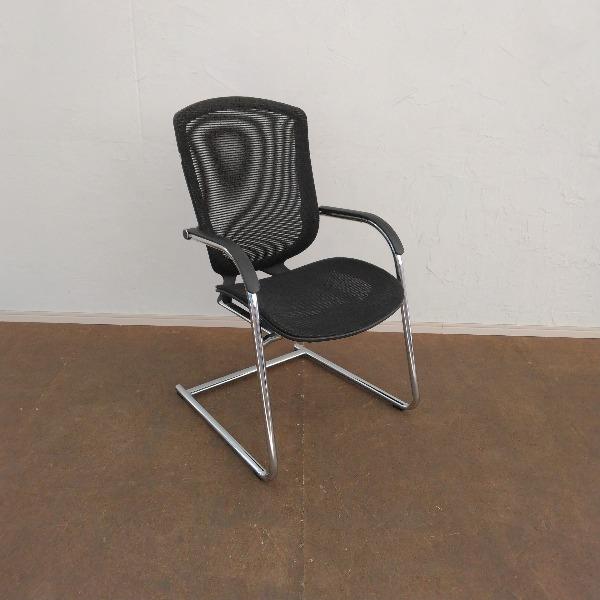 OKAMURA オカムラ ミーティングチェア カンティレバーチェア 肘あり コンテッサ CM71AB...