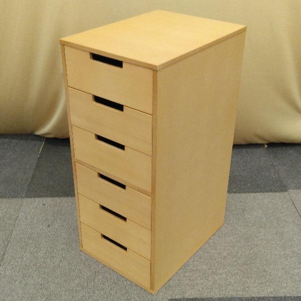 中古 木製ラック 6段 チェスト 多目的 ポルタ ポルタ　多目的６段チェスト