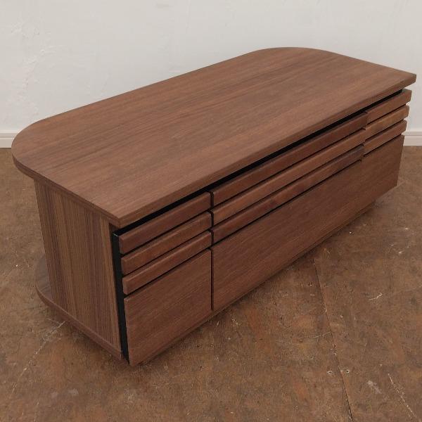 中古 テレビ台 ルモンテ コーナーテレビ台 キャスター付き ローボード テレビボード サイドボード