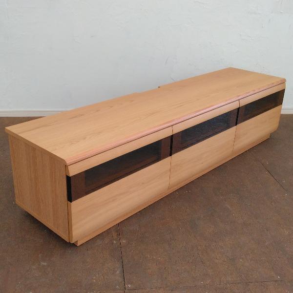 【倉庫引取限定！】テレビ台 ブラウン オーク材 アールデザイン ＴＶ台 ローボード テレビボード サ...