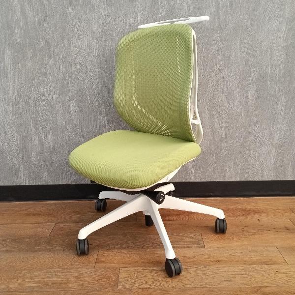 オカムラ オフィスチェア 肘なし シルフィー Sylphy C632XW-FMP5 2019年製 グ...