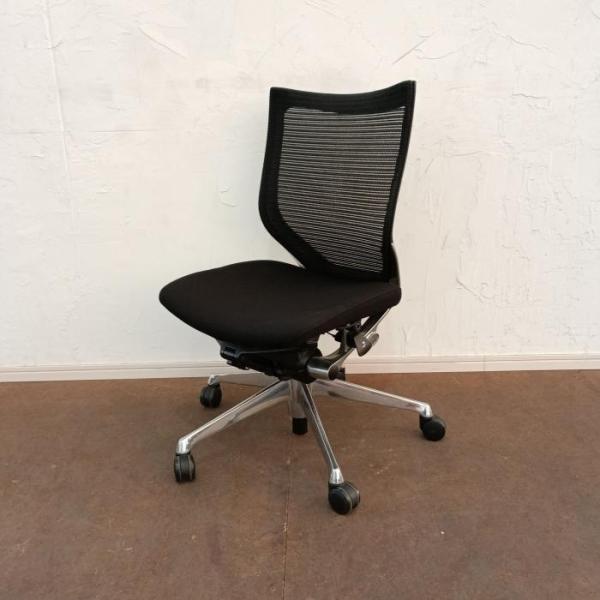 オカムラ オフィスチェア 肘なし Baron バロン CP43BR-FDF1 2012年製 ブラック...