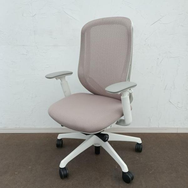 訳アリ 中古 オカムラ オフィスチェア 肘あり シルフィー C685XW-FMP7 2021年製 ベ...
