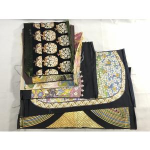 西陣織　着物 帯 生地見本6枚セット シルク 絹  美品