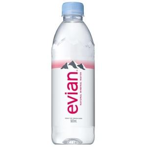伊藤園 天然水 エビアン evian ペットボトル 500ml 24本入 1ケース