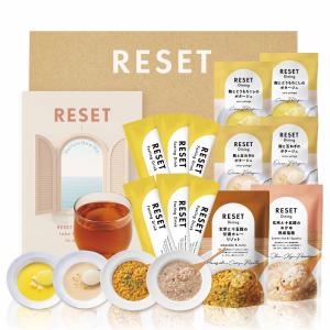 RESET BOX ファスティングセット 酵素ドリンク ダイエット 3日 3日間 準備食 回復食 ポタージュ ミール 腸活 リセット 置き換え