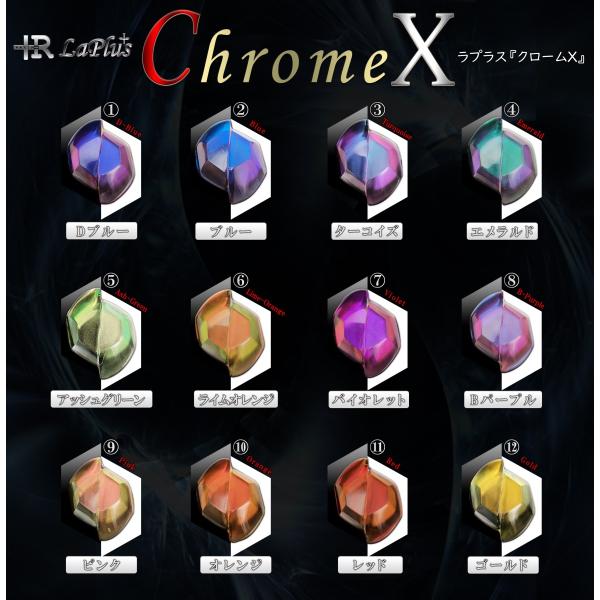 ラプラスクロームX☆レジン 偏光ミラークローム