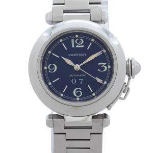 カルティエ Cartier パシャ C W31047M7 Cartier Pasha 自動巻き 腕時計 メンズ・ユニセックス 青