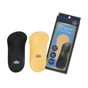 【12/07 23:59までポイント3倍】club VINTAGE トリプルアーチサポート レザーインソール 中敷き 土踏まず