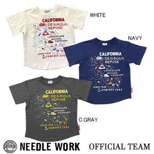 ニードルワーク（NEEDL WORK）OFFICIAL TEAM MAP T-SHIRT （120cm・130cm・140cm）【P】｜respect-1