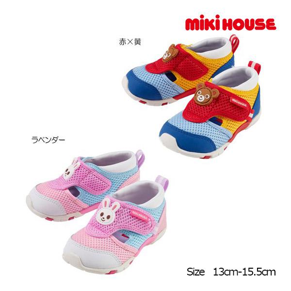 ミキハウス正規販売店/ミキハウス　mikihouse　靴 サマーシューズ ダブルラッセル セカンドベ...