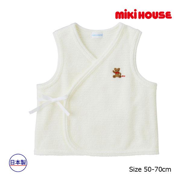 ●取り寄せ商品●ミキハウス ベビー mikihouse　無撚糸 胴着(50-70cm）