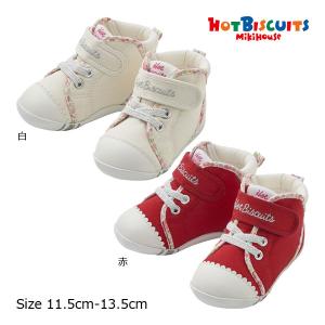 ミキハウス　ホットビスケッツ　mikihouse　ファーストベビーシューズ　花柄（11.5cm・12cm・12.5cm・13cm・13.5cm）靴　ファーストシューズ