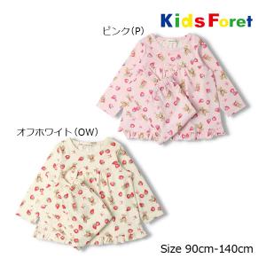 キッズフォーレ　Kids Foret　クマ柄パジャマ(90cm・100cm・110cm・120cm・130cm・140cm）｜respect-1