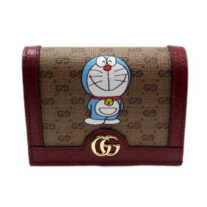 未使用品 GUCCI グッチ 財布  GGドラえもん 2021年 ミニGGスプリーム 647788 展示商品【中古】2132｜resplendir