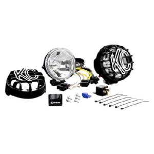 KC HiLiTES ソフトビニール ライトカバー ブラック × ホワイト 6Light