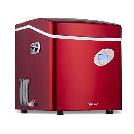 NewAir Portable Ice Maker 50 lb. Daily | Red 3 Siz...