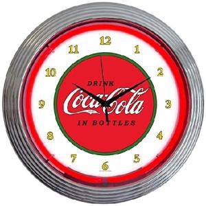 コカコーラCoca-cola1910 ネオンクロック レトロ 壁掛時計