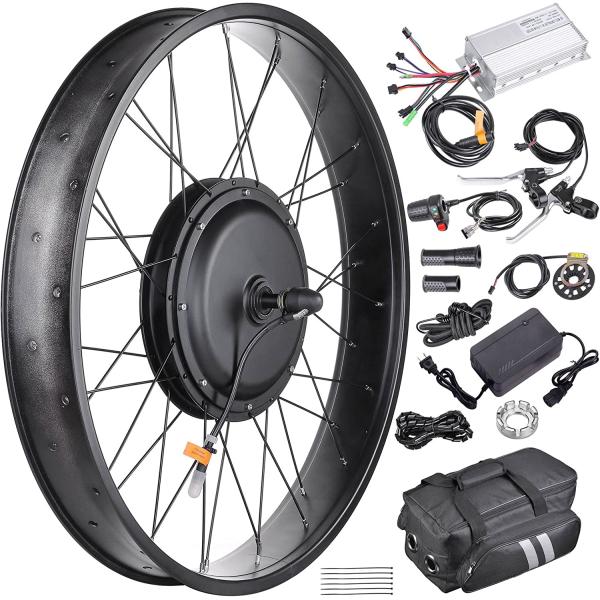 AW 電動自転車 EBike 変換キット E-Bike フロント ホイール フレーム キット 20/...