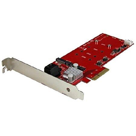 StarTech.com 2x M.2 NGFF SSD RAID コントローラカード(SATA 3...