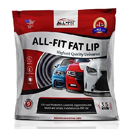All-Fit 自動車用ユニバーサルリップキット バンパーチンスポイラー 3.5インチ FLB30 ...