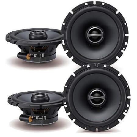 Alpine SPS-610 6-1/2インチ 同軸2ウェイスピーカーセット バンドル