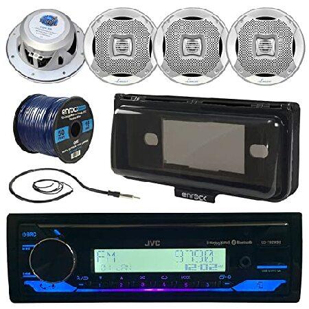 Single DIN Marine Motorsports Bluetooth USB AUX AM...
