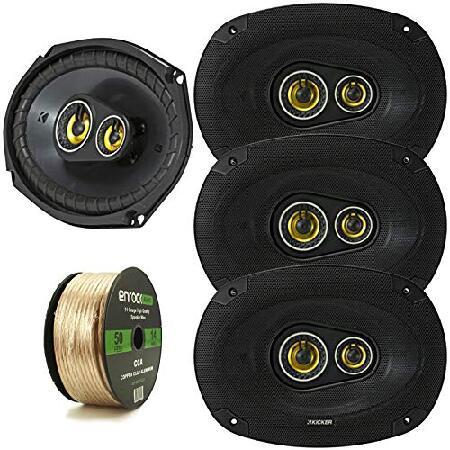 Car Speaker Package of 4X Kicker 450-Watt Peak Pow...