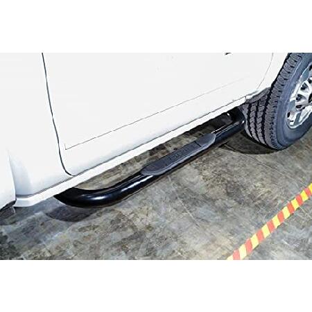 Dee Zee DZ374331 3インチ ラウンド ウルトラブラック ナーフステップ