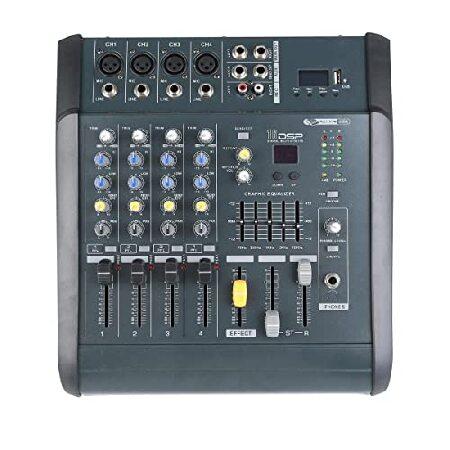 TC-Home 4 Channel Professional Powered Mixer power...